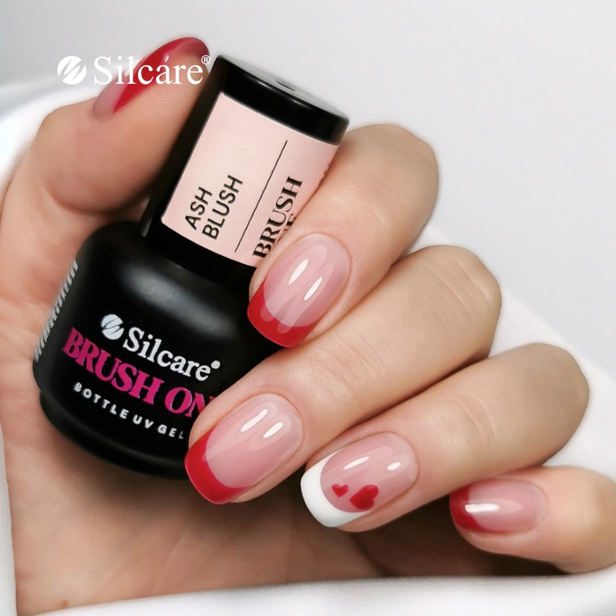 Brush One Bottle Gel Silcare - Ash Blush