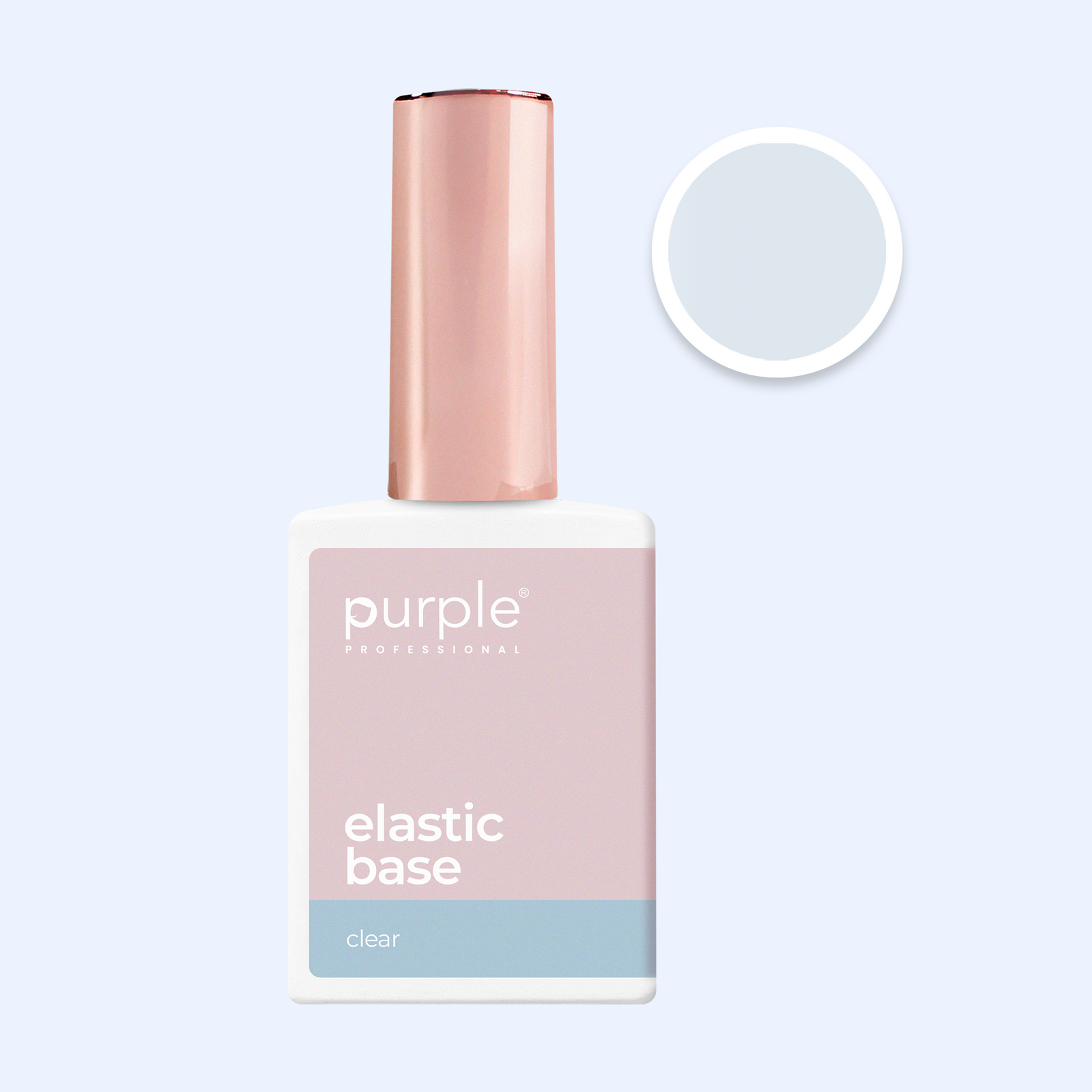 Elastic Base Purple - Clear