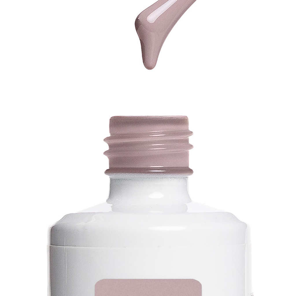 Pincel e textura do Color Gel Affogato American Creator nude rosado