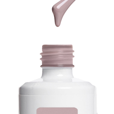 Pincel e textura do Color Gel Affogato American Creator nude rosado