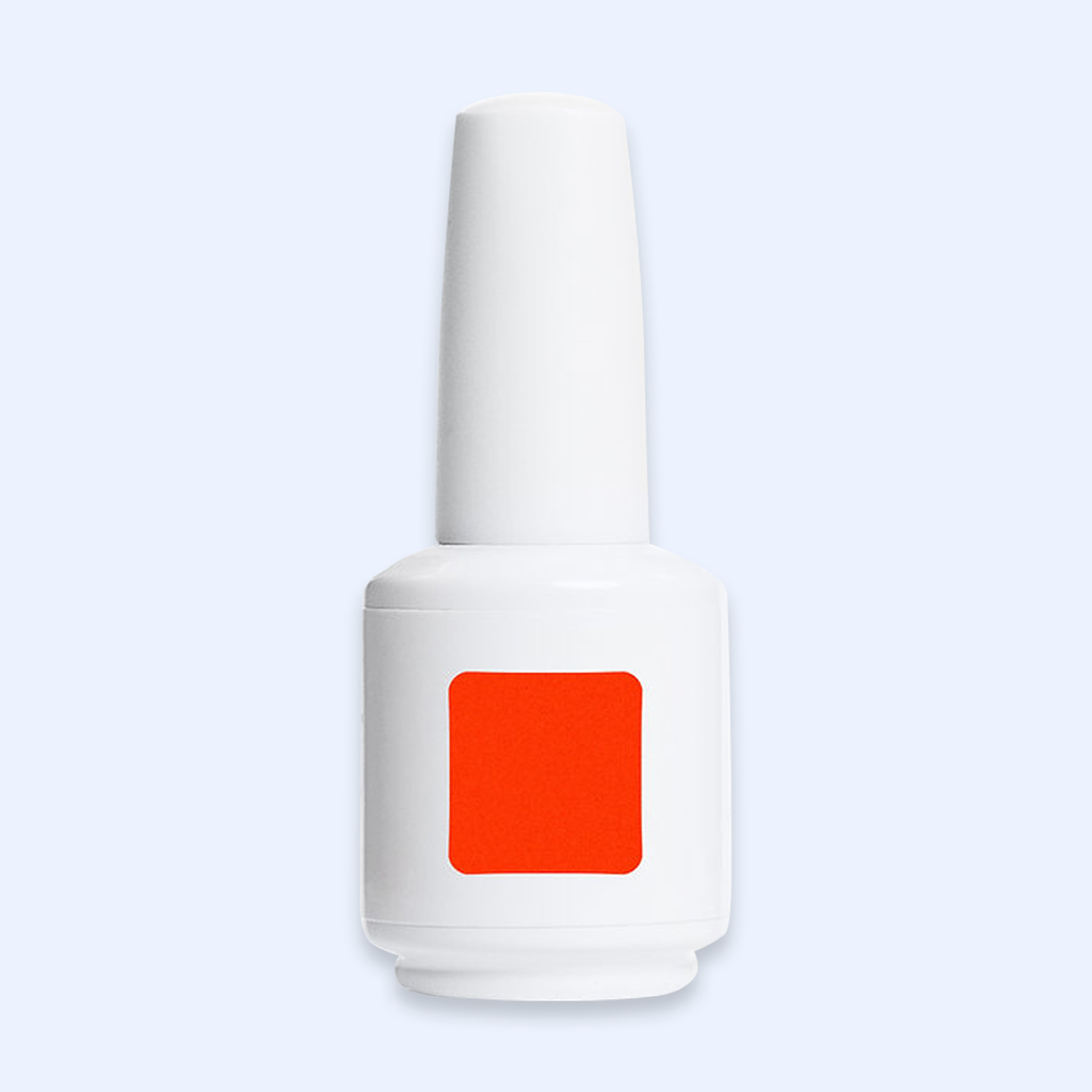 Color Gel Appelsine American Creator 15ml com amostra laranja vibrante