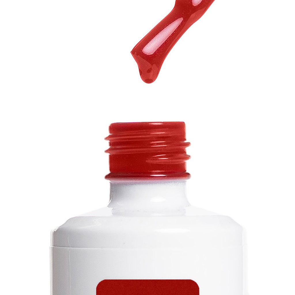 Pincel com textura do Color Gel Bravura American Creator vermelho profundo
