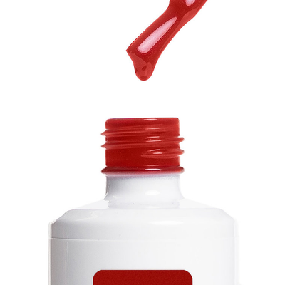 Pincel com textura do Color Gel Bravura American Creator vermelho profundo