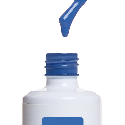 Pincel com textura do Color Gel Brume American Creator azul médio
