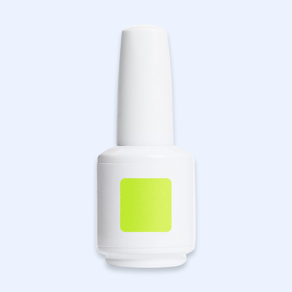 Color Gel Canary American Creator 15ml com amostra amarelo lima neon
