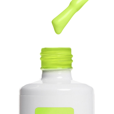 Pincel com textura do Color Gel Canary American Creator amarelo lima neon