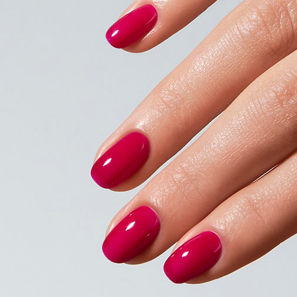 Unhas com Color Gel Christmas American Creator vermelho natal brilhante