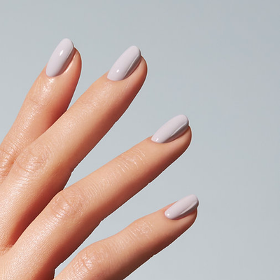 Unhas com Color Gel Concrete Fence American Creator cinza concreto brilhante