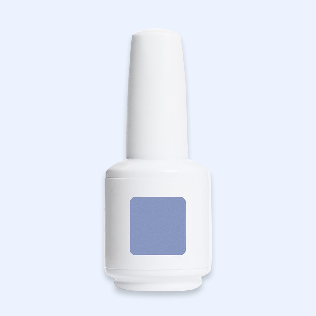 Color Gel Glimmer American Creator 15ml com amostra azul lavanda acinzentado