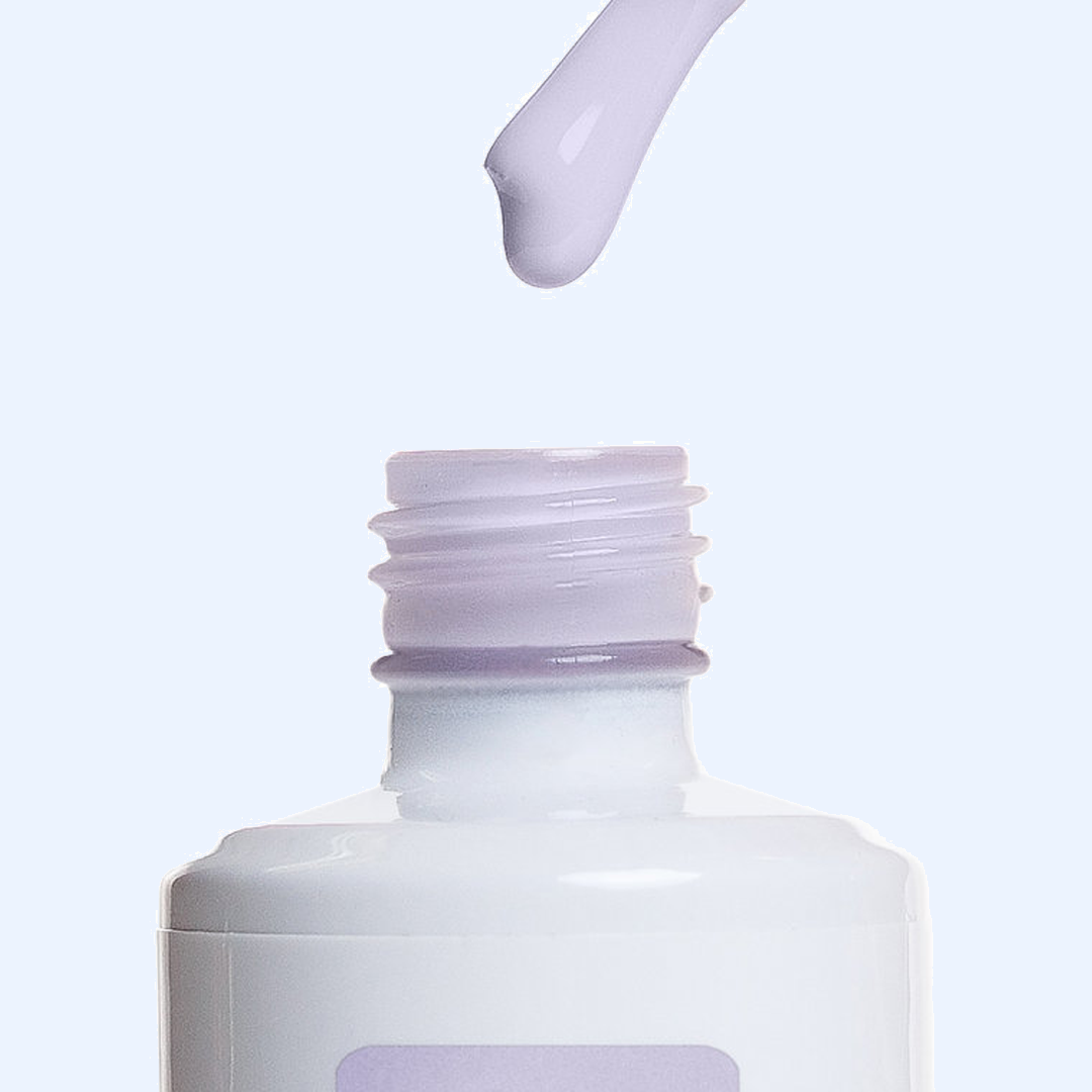 Textura e aplicador do Color Gel Stark American Creator lilas frio claro