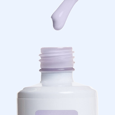 Textura e aplicador do Color Gel Stark American Creator lilas frio claro