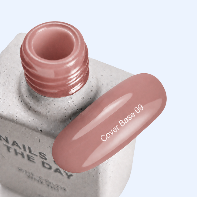 Cover Base 09 Nails Of The Day em tom nude neutro
