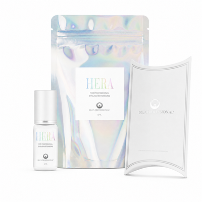 Cola Dlux Hera de 5 ml apresentada com a respetiva embalagem