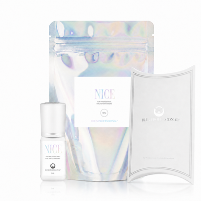 Cola Dlux Nice de 5 ml apresentada com a respetiva embalagem