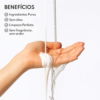 Dlux Espuma de limpeza para pestanas Pure ECO — detalhe técnico do produto