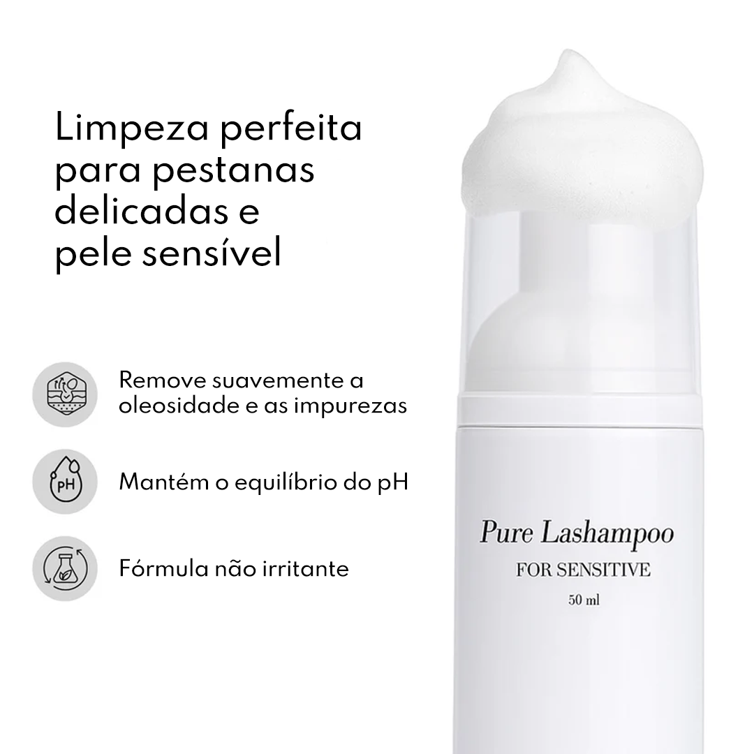 Dlux Espuma de limpeza para pestanas Pure ECO — vista complementar do produto