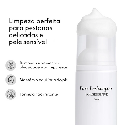 Dlux Espuma de limpeza para pestanas Pure ECO — vista complementar do produto