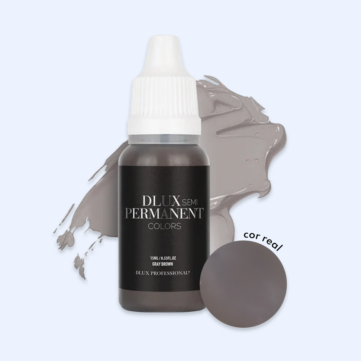 Dlux Micro Pigmento para Sobrancelhas Gray Brown — vista principal do produto