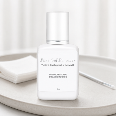 Dlux Removedor de Pestanas Pure Gel em ambiente profissional