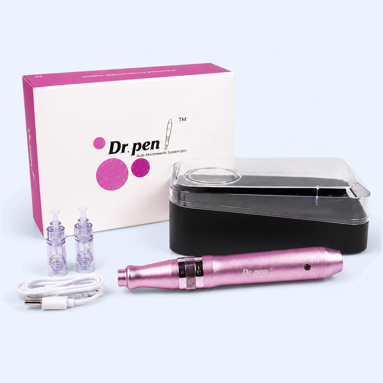 Dr Pen Ultima M7 Wireless caneta de microagulhamento com caixa e acessorios