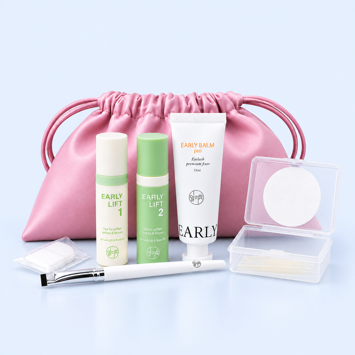 Early Kit Korean Lash Lift completo em hero melhorada para ecommerce