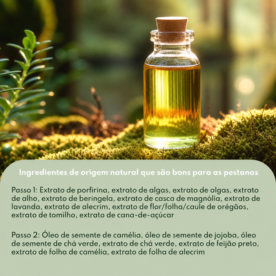 Ingredientes naturais presentes nas fórmulas Early Lift Step 1 e Step 2
