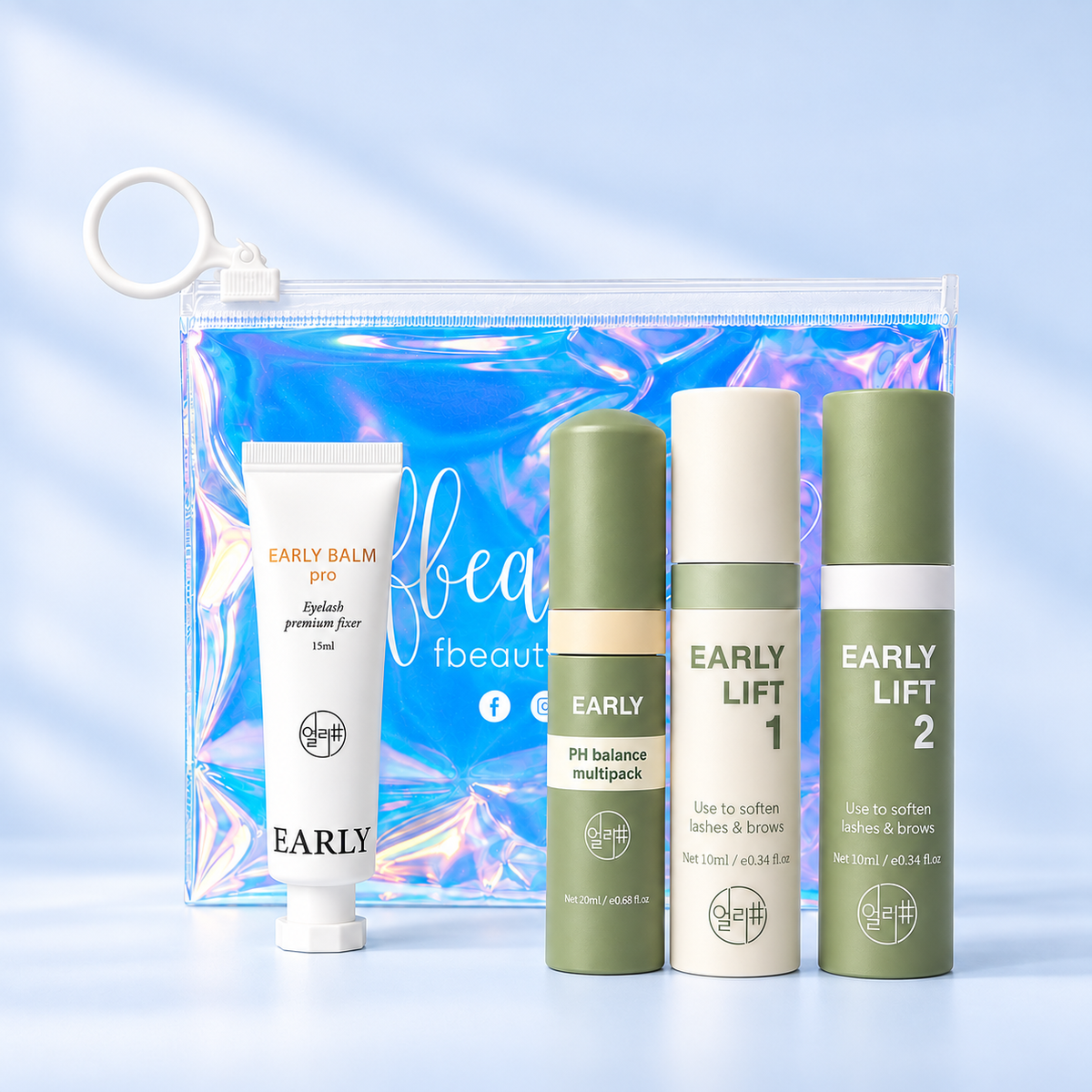 Early Lift Refill Full com Balm Pro, pH Balance, Step 1 e Step 2 numa hero melhorada