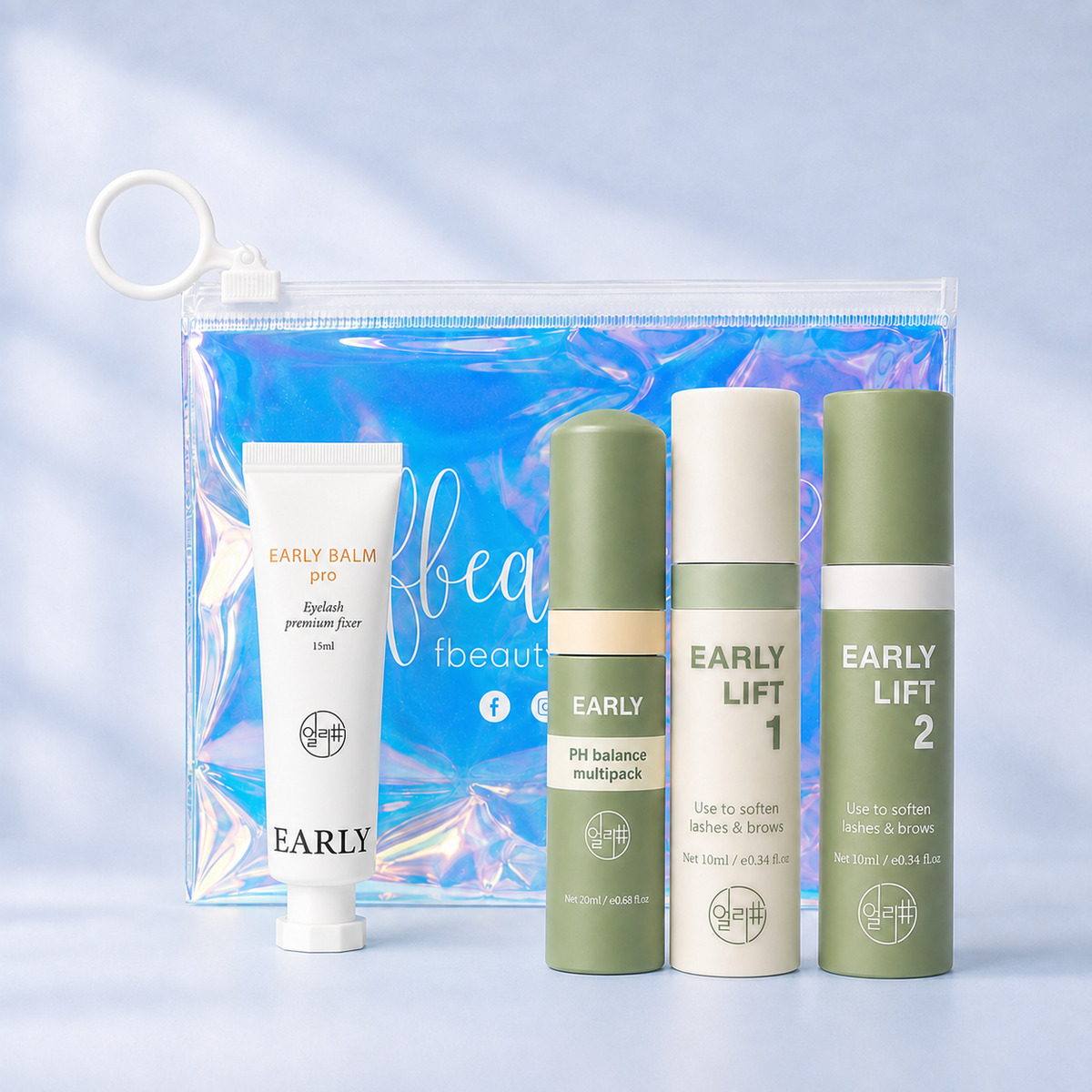 Early Lift Refill Full com Balm Pro, pH Balance, Step 1 e Step 2