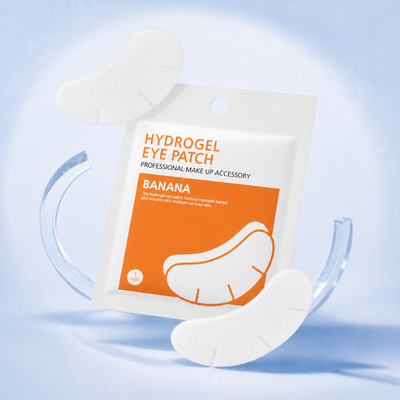 Eyepads Hydrogel Banana Neicha em composição de produto