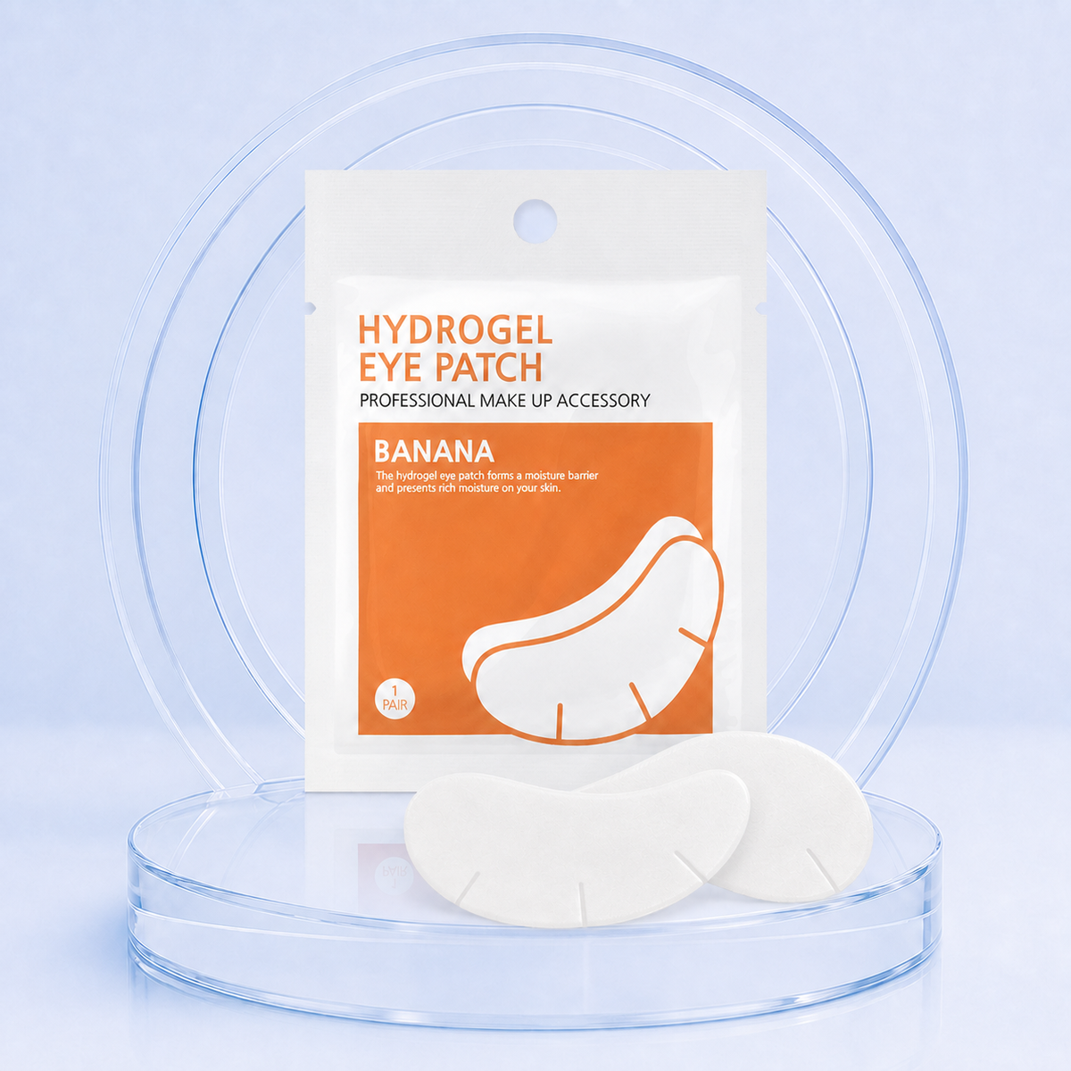 Embalagem Hydrogel EyePatch Banana Neicha com eyepads