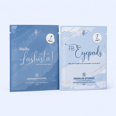 Eyepads de hidrogel FBeauty com aloe vera – versões 1 e 2