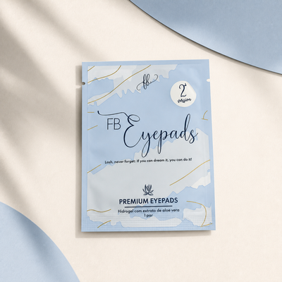 Eyepads de hidrogel FBeauty com aloe vera – versão 2 Extra White