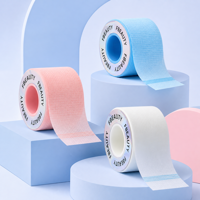 FB Lash Tape 2,4 cm nas cores azul, branca e rosa