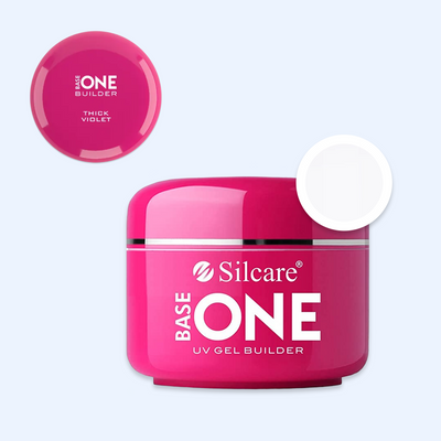 Gel Base One Violet Thick Silcare 100g