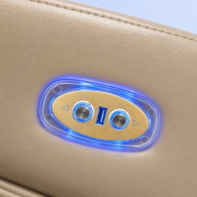 Comandos elétricos de inclinação e porta USB