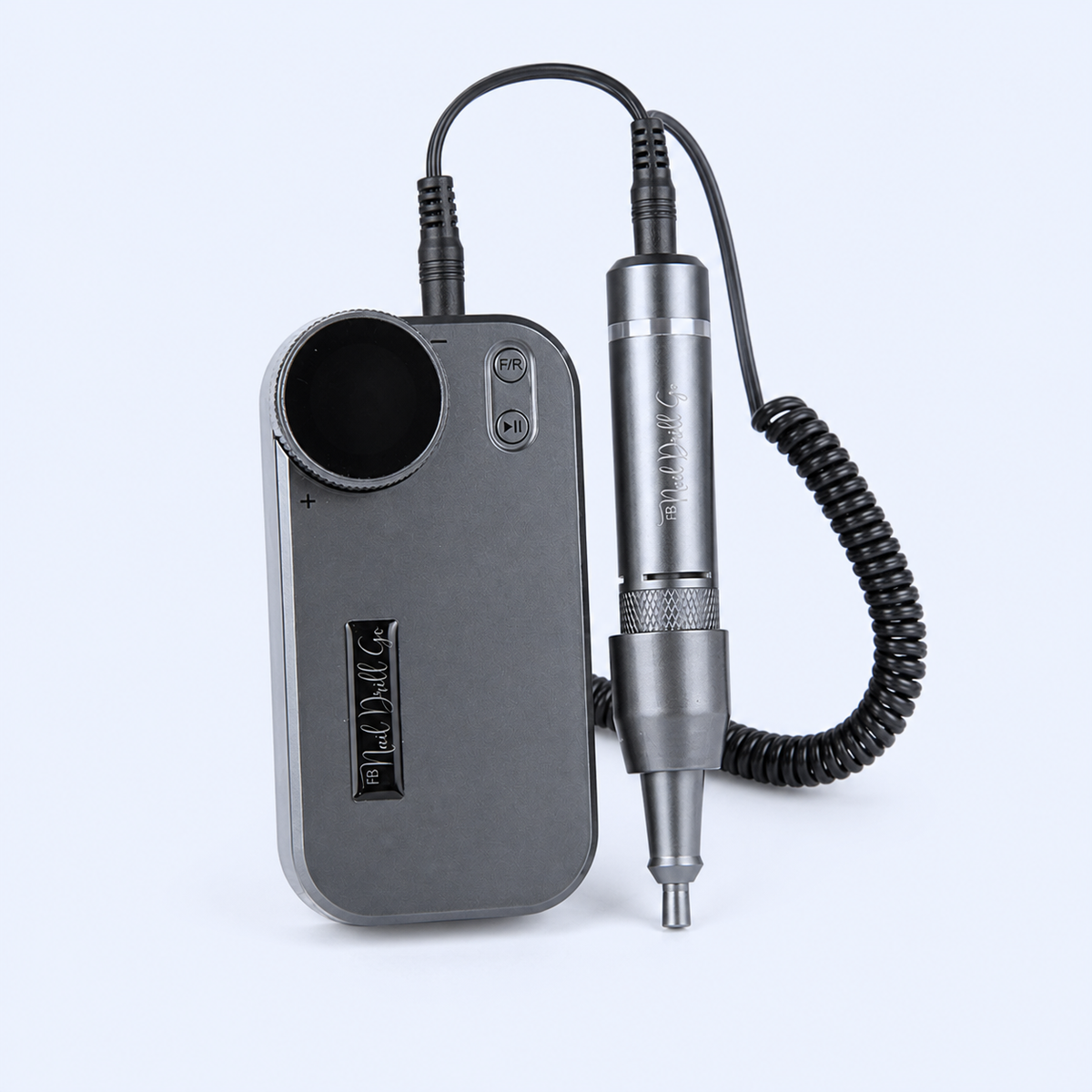 Kit FB Nail Drill Go Essentials com broca portatil caneta e cabo