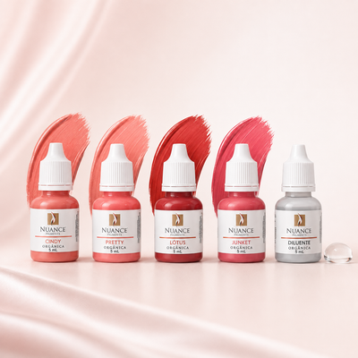 Kit Nuance Lábios Linha Orgânica - pigmentos e cores