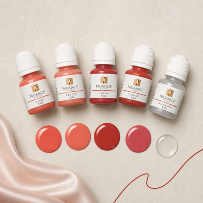 Kit Nuance Lábios Linha Orgânica - composição de cores