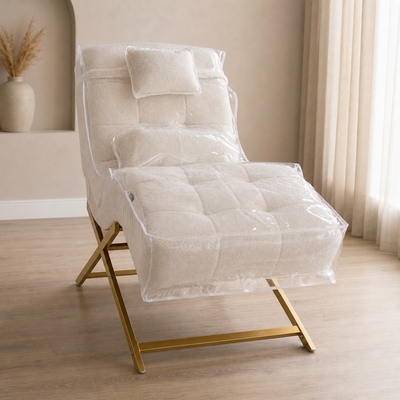 Lash Bed FB Comfy Teddy Bege com proteção transparente