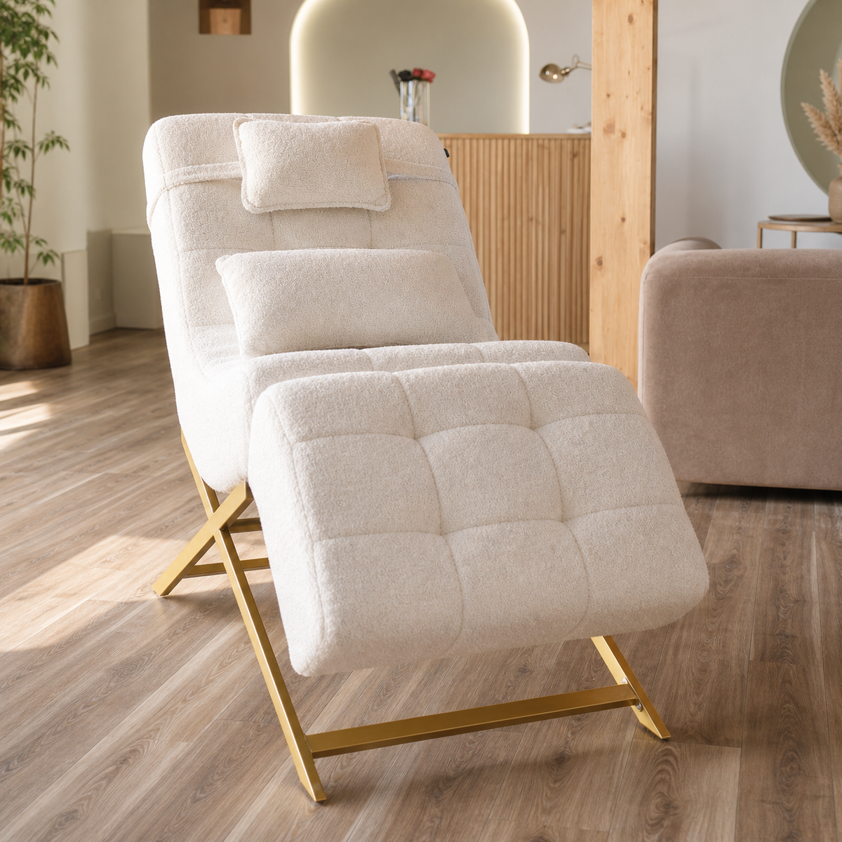 Lash Bed FB Comfy Teddy Bege - segunda vista
