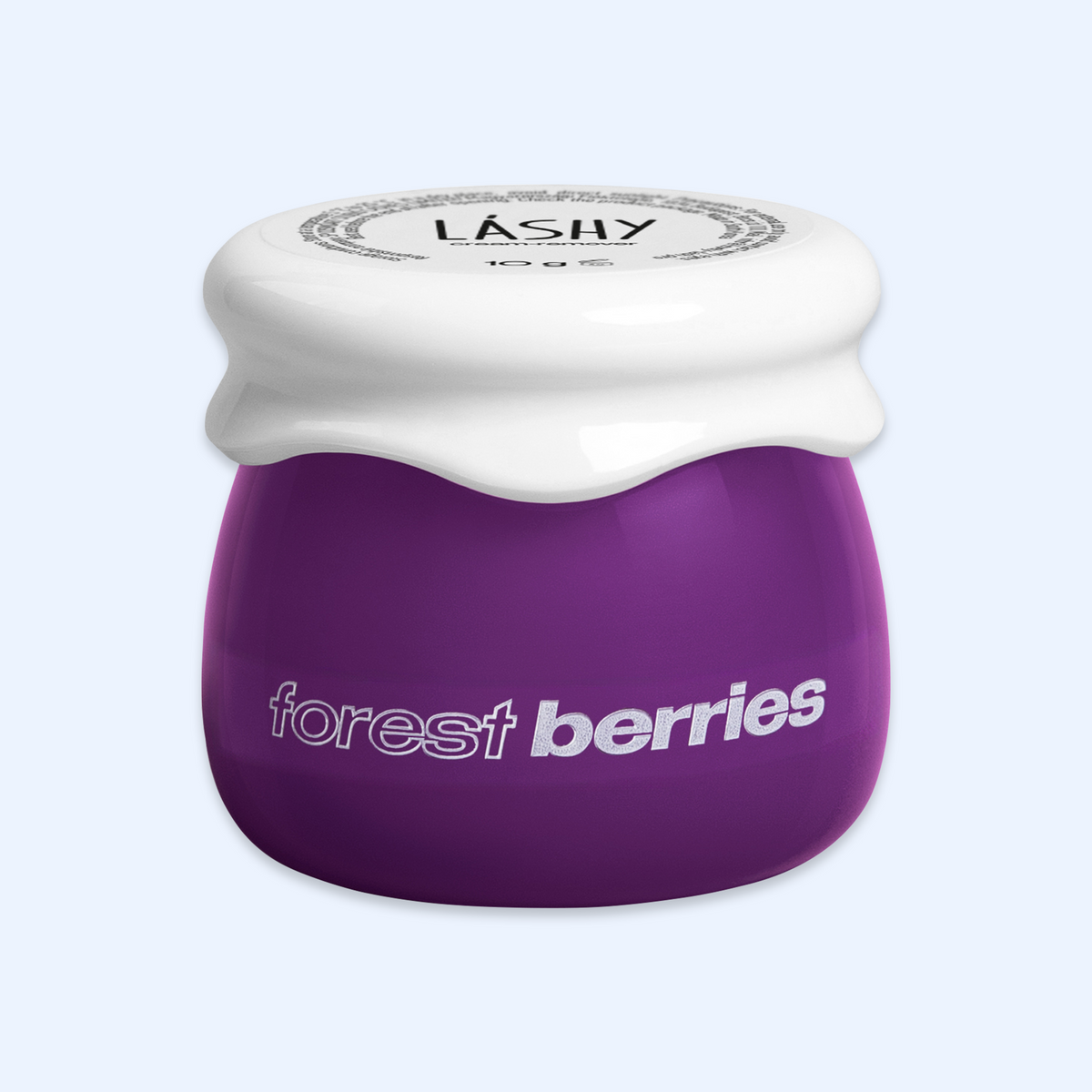 Removedor de pestanas em Mousse Lashy Lovely — Forest Berries, frasco fechado; SKU L03584