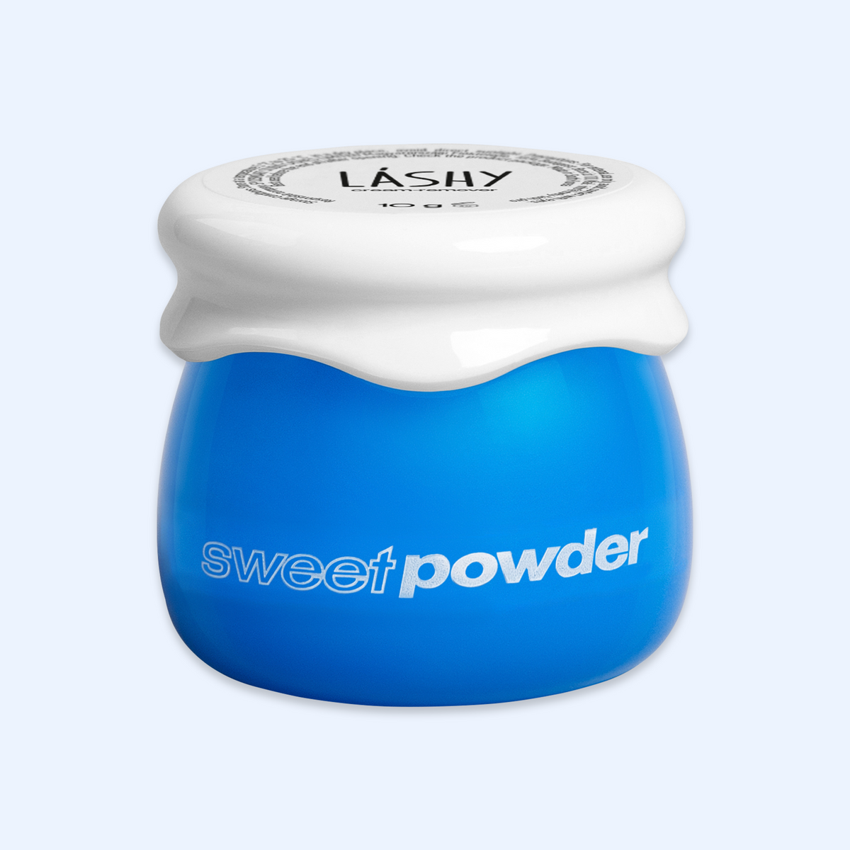 Removedor de pestanas em Mousse Lashy Lovely — Sweet Powder, frasco fechado; SKU L03586