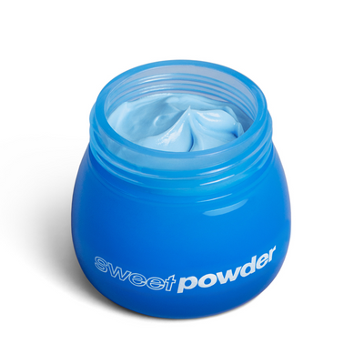 Removedor de pestanas em Mousse Lashy Lovely — Sweet Powder, boião aberto com a textura do produto