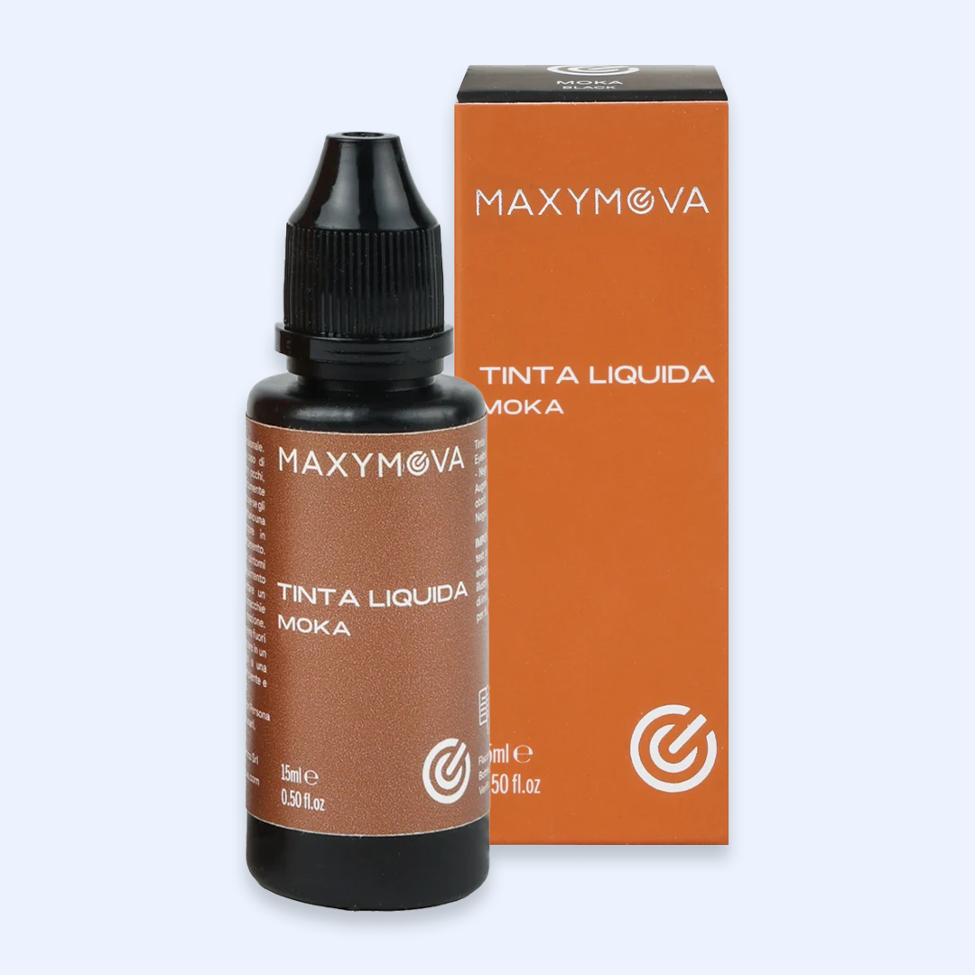 Tinta Líquida Maxymova Moka de 15 ml com caixa em vista principal