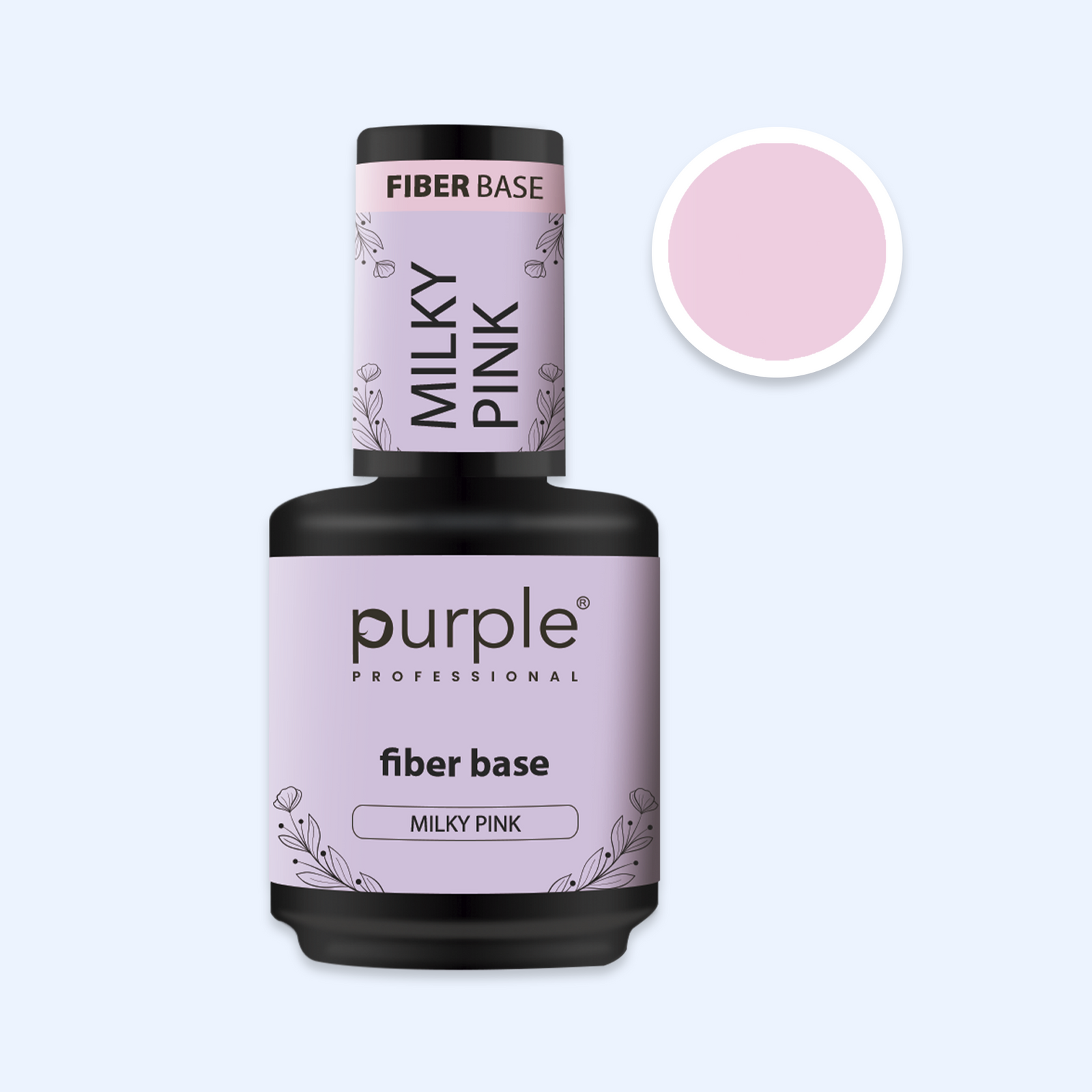 Fiber Base Purple - Milky Pink