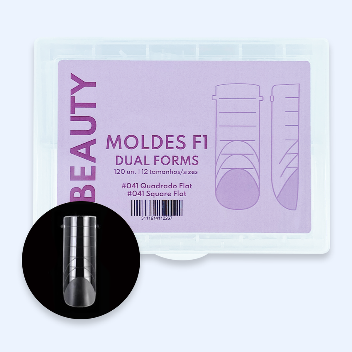 Moldes F1 FB #041 Quadrado Flat — imagem principal