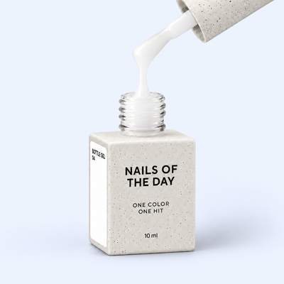 Bottle Gel 01 Nails Of The Day 10 ml em tom branco frio na vista principal