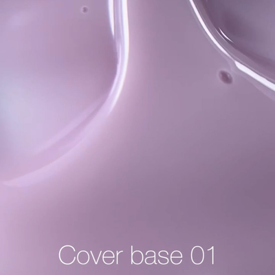 Macro da textura da Cover Base 01 Nails Of The Day em tom rosa claro