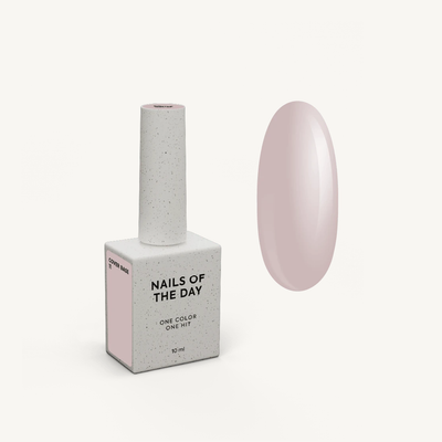 Cover Base 11 Nails Of The Day com frasco e amostra oficial em tom nude suave e translúcido