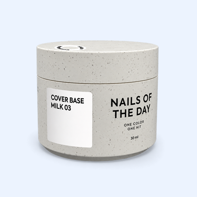 Cover Base Milk 03 Nails Of The Day — pote de 30 ml em vista principal